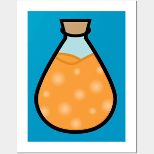 DIY Orange Potions/Poisons for Tabletop Board Games (Style 2) Posters and Art